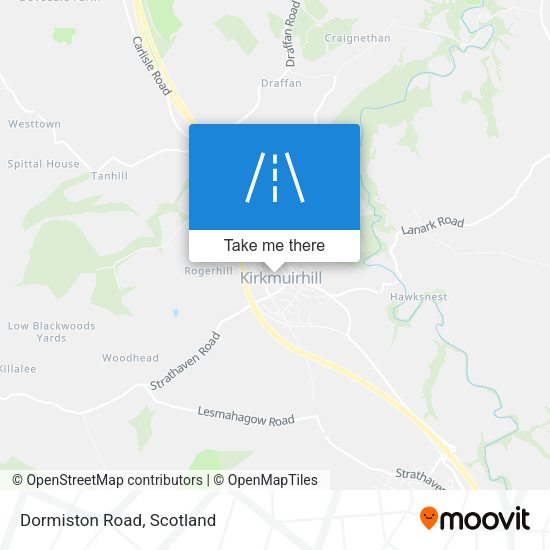 Dormiston Road map