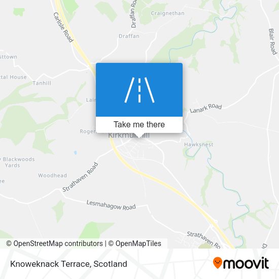 Knoweknack Terrace map