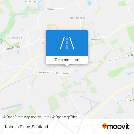 Kaimes Place map