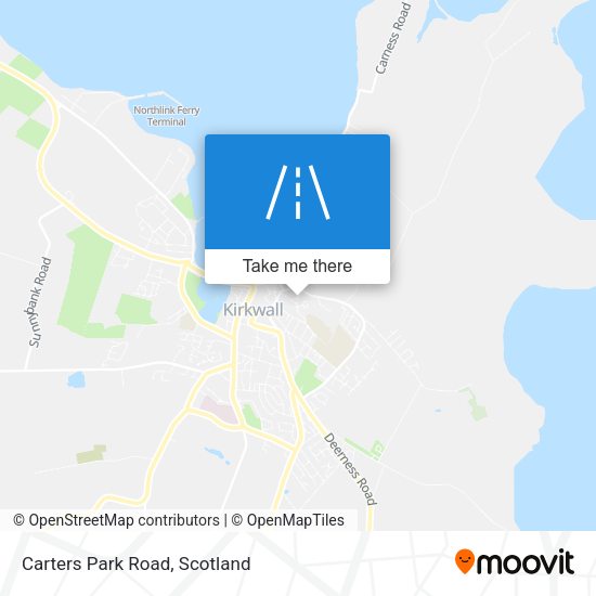 Carters Park Road map