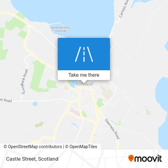Castle Street map