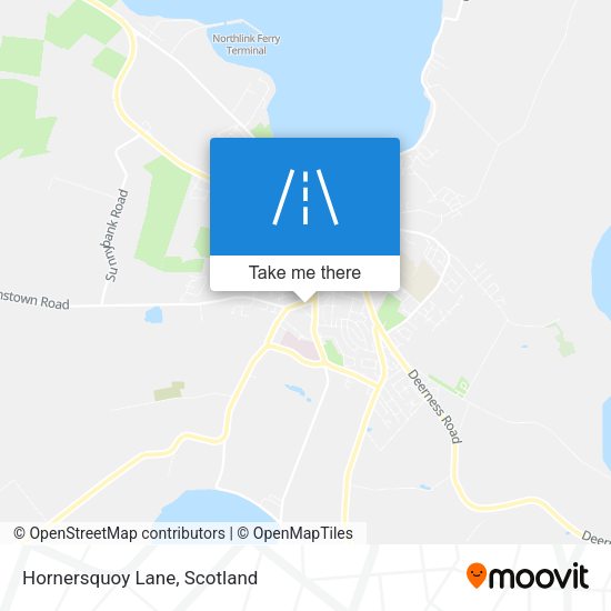 Hornersquoy Lane map