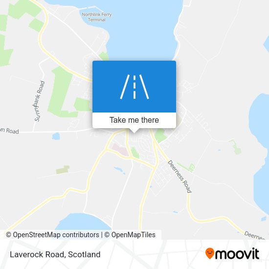 Laverock Road map