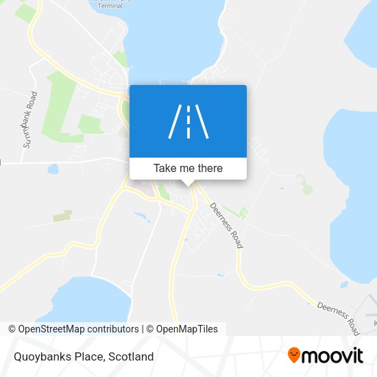 Quoybanks Place map