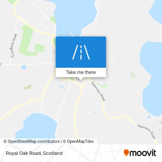 Royal Oak Road map