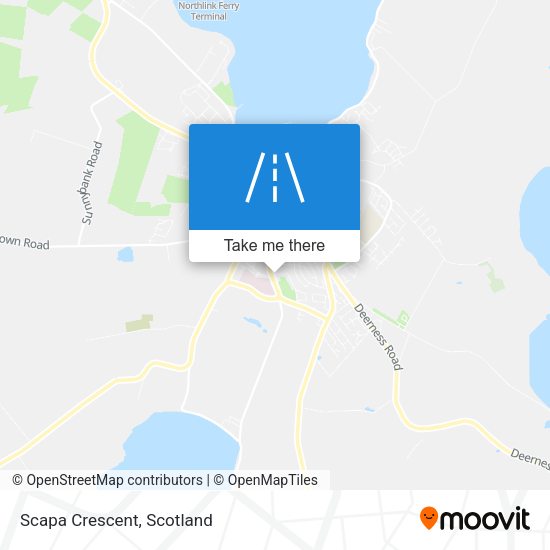 Scapa Crescent map