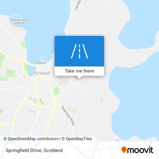 Springfield Drive map