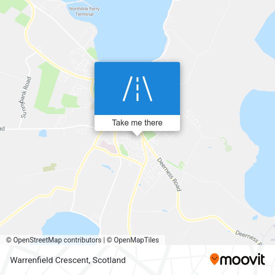 Warrenfield Crescent map