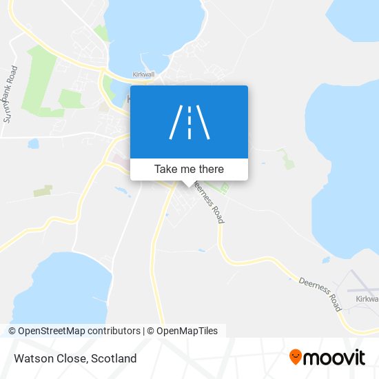 Watson Close map