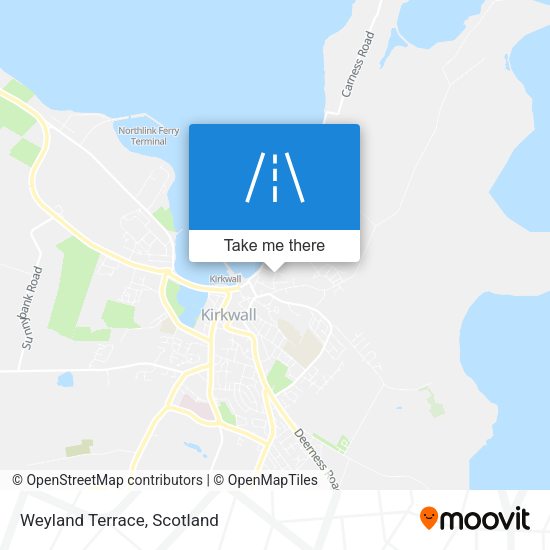Weyland Terrace map