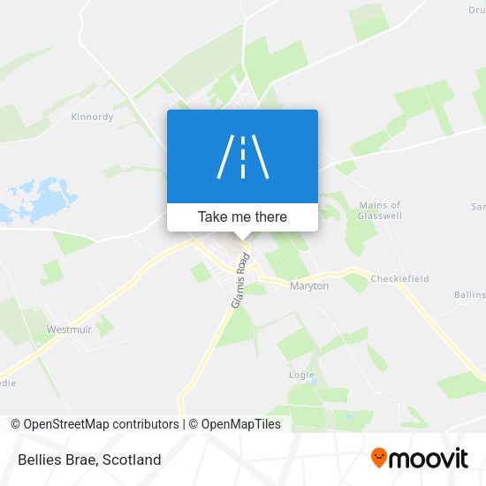 Bellies Brae map