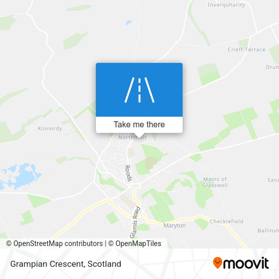Grampian Crescent map