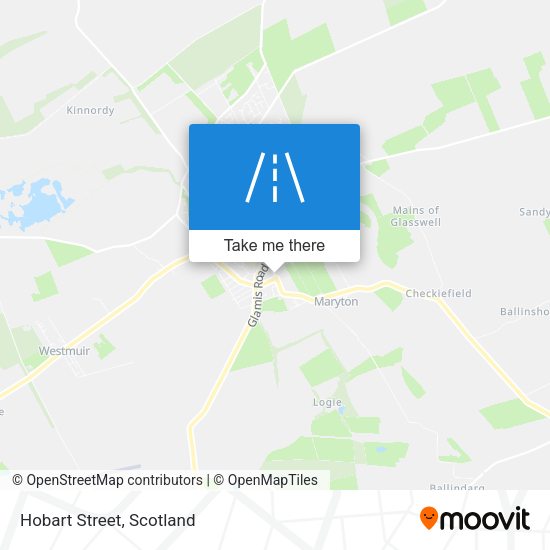 Hobart Street map
