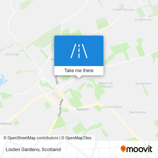 Lisden Gardens map