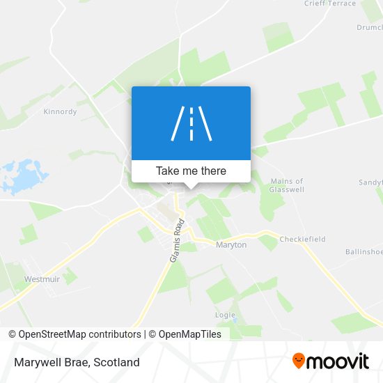 Marywell Brae map
