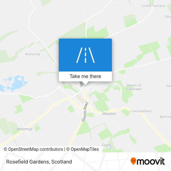 Rosefield Gardens map