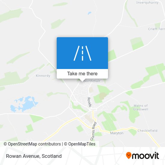 Rowan Avenue map