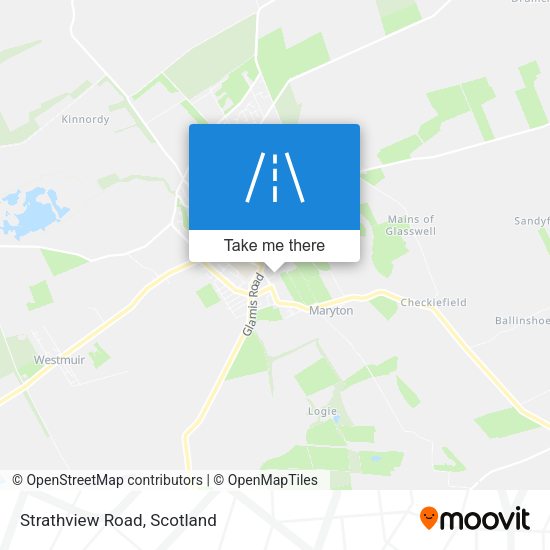 Strathview Road map
