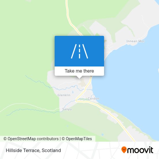Hillside Terrace map