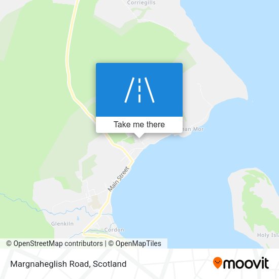 Margnaheglish Road map