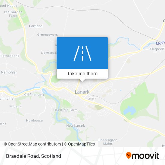 Braedale Road map