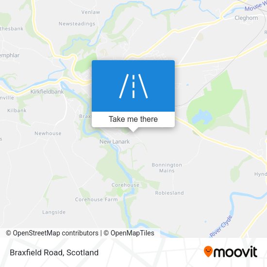 Braxfield Road map