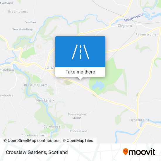 Crosslaw Gardens map
