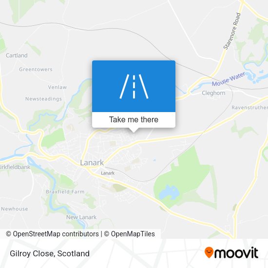 Gilroy Close map