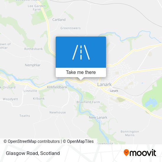 Glasgow Road map