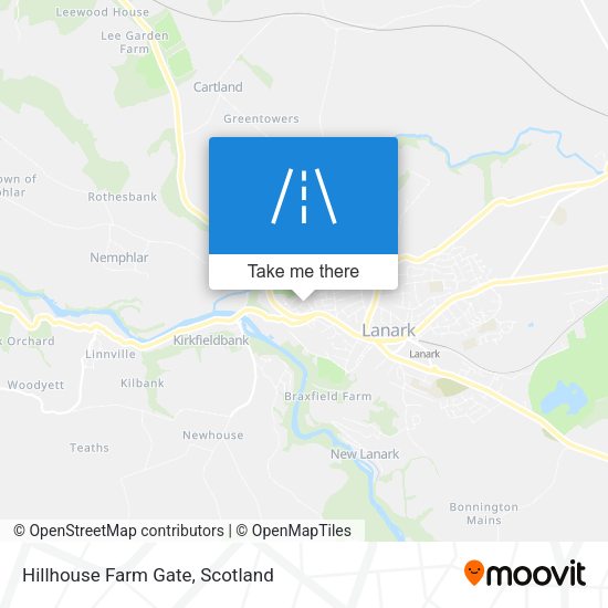 Hillhouse Farm Gate map