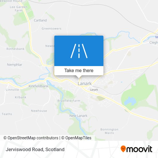 Jerviswood Road map