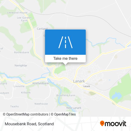 Mousebank Road map