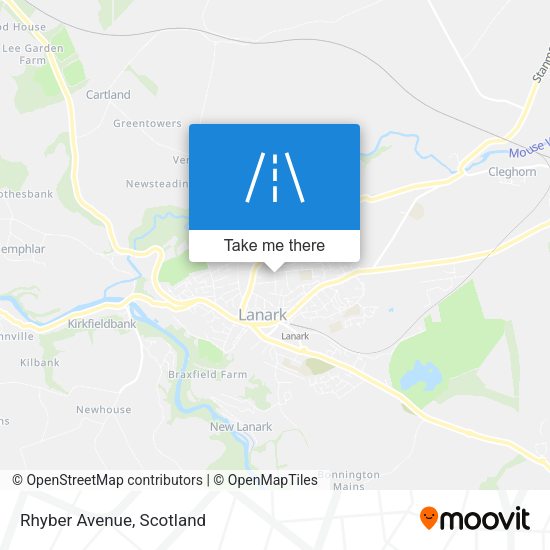Rhyber Avenue map