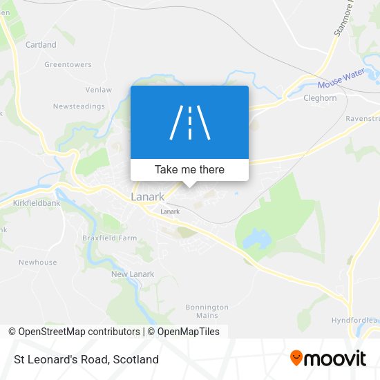 St Leonard's Road map