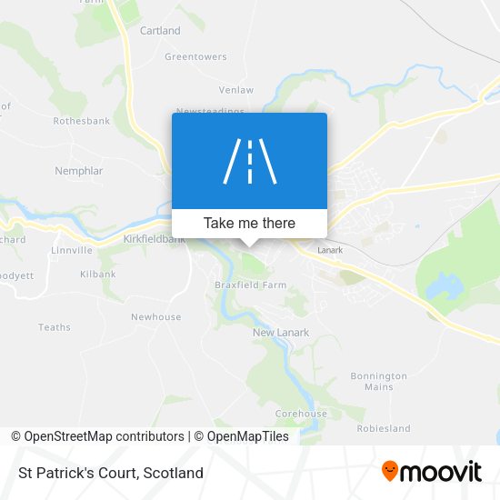 St Patrick's Court map