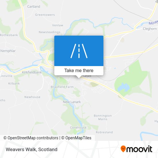 Weavers Walk map