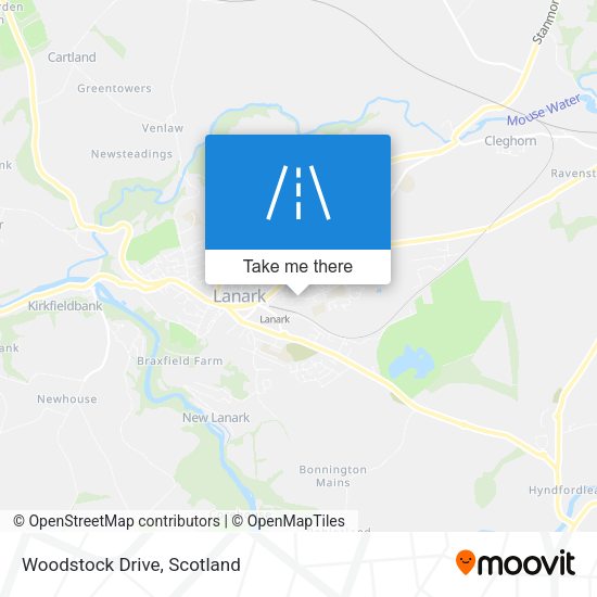 Woodstock Drive map