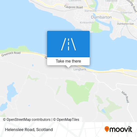 Helenslee Road map