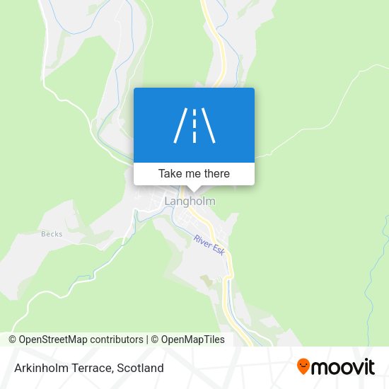 Arkinholm Terrace map