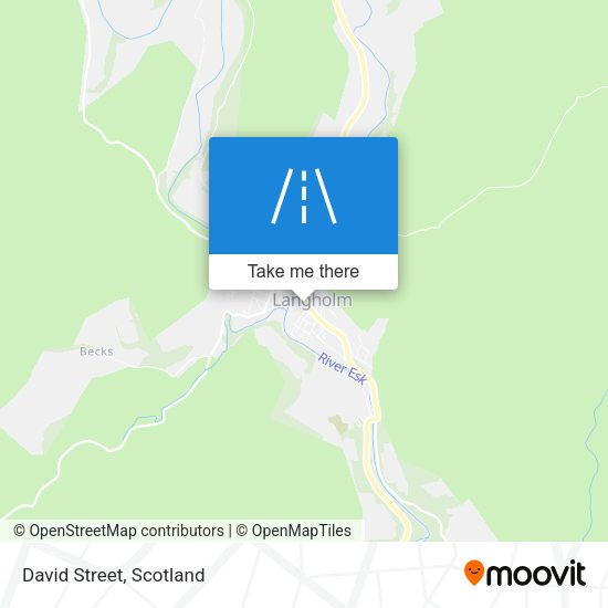 David Street map