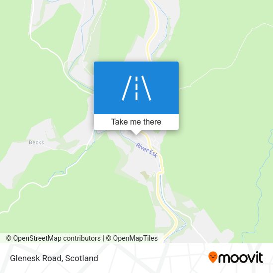 Glenesk Road map