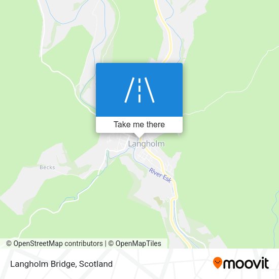 Langholm Bridge map
