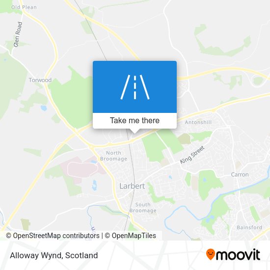 Alloway Wynd map