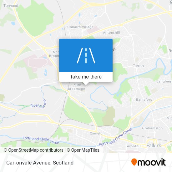 Carronvale Avenue map