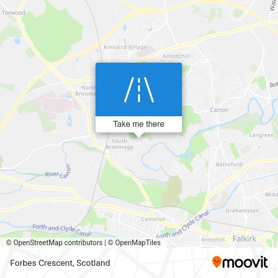 Forbes Crescent map