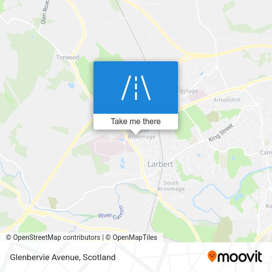 Glenbervie Avenue map