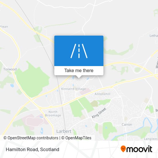 Hamilton Road map