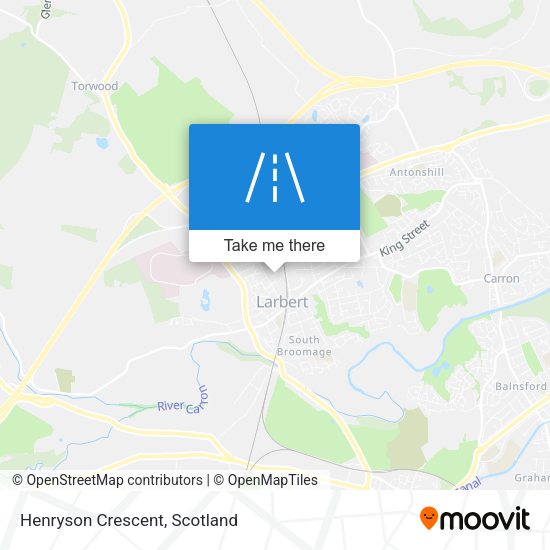 Henryson Crescent map