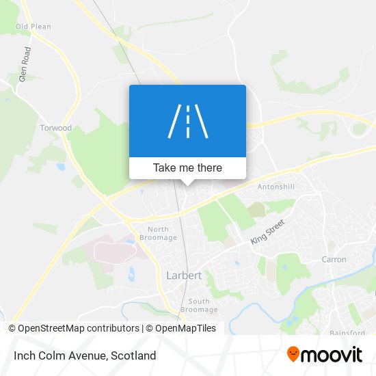 Inch Colm Avenue map