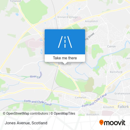 Jones Avenue map